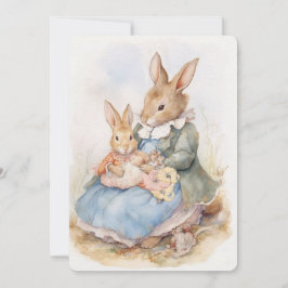 Rabbit Peter Mother`s Day Card Feiertagskarte