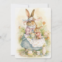 Rabbit Peter Mother`s Day Card Feiertagskarte