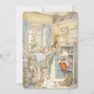 Rabbit Peter Mother`s Day Card Feiertagskarte