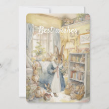 Rabbit Peter Mother`s Day Card