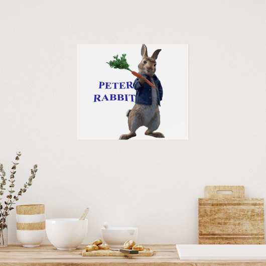 Rabbit Peter Poster (Küche)