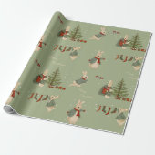 Rabbit Peter Weihnachtswrapping Paper Geschenkpapier (Ungerollt)