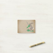 Rabbit Post-it Klebezettel (Auf Schreibtisch)