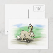 Rabbit Postcard Postkarte (Vorne/Hinten)
