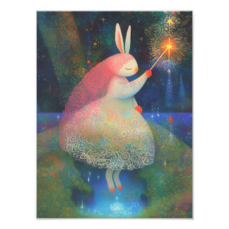 Rabbit Princess Fotodruck