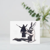 Rabbit-Rache Postkarte (Stehend Vorderseite)