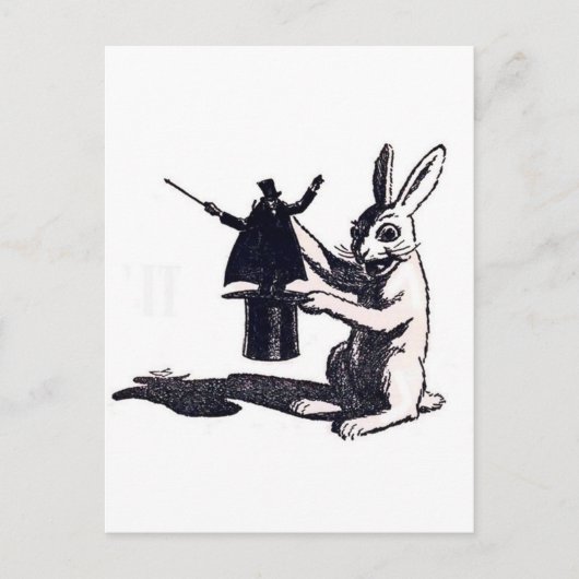 Rabbit-Rache Postkarte (Vorderseite)