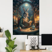 Rabbit Reading Poster (Heimbüro)