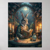 Rabbit Reading Poster (Vorne)