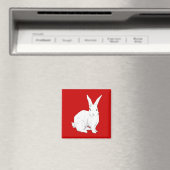 Rabbit Red Magnet (In Situ (Geschirrspüler))
