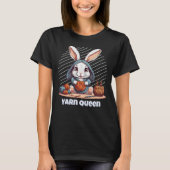 Rabbit Retirement Geschenke für Crocheter Mama Oma T-Shirt (Vorderseite)