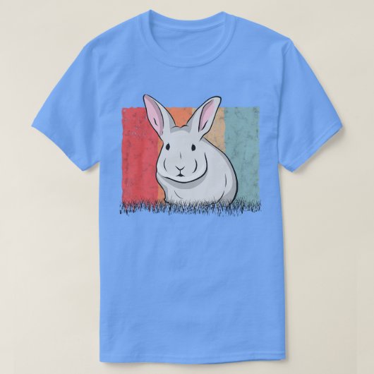 Rabbit Retro Rabbit Vintag Premium T-Shirt (Design vorne)