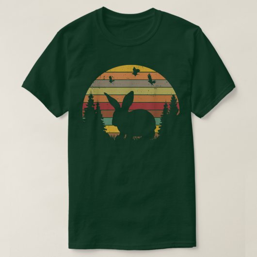 Rabbit Retro Rabbit Vintager T - Shirt (Design vorne)