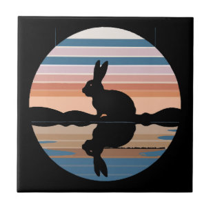 Rabbit Retro Sunset Fliese