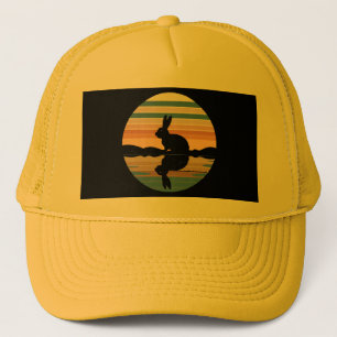 Rabbit Retro Sunset Truckerkappe