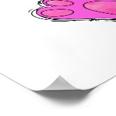 rabbit, retro, vintage poster (Ecke)