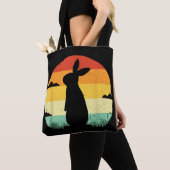 Rabbit Retro Vintager 80er Style Bunny Lover Tasche (Von Nahem)