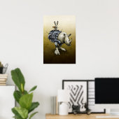 Rabbit-Rhino Poster (Heimbüro)