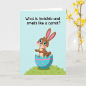 Rabbit Riddle Fun Day Card Karte (Gelbe Blume)