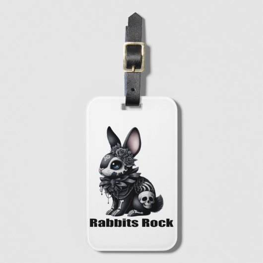 Rabbit Rock Gepäckanhänger (Vorderseite Vertikal)