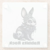 Rabbit Rock Glasuntersetzer (Rückseite)