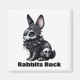 Rabbit Rock Magnet