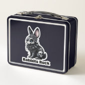 Rabbit Rock Metall Brotdose (Vorderseite)