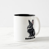 Rabbit Rock Zweifarbige Tasse (VorderseiteRechts)