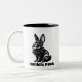 Rabbit Rock Zweifarbige Tasse (Links)
