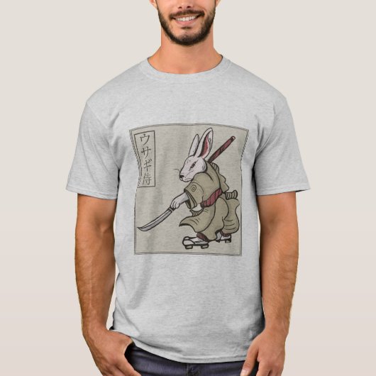 Rabbit Samurai T-Shirt (Vorderseite)