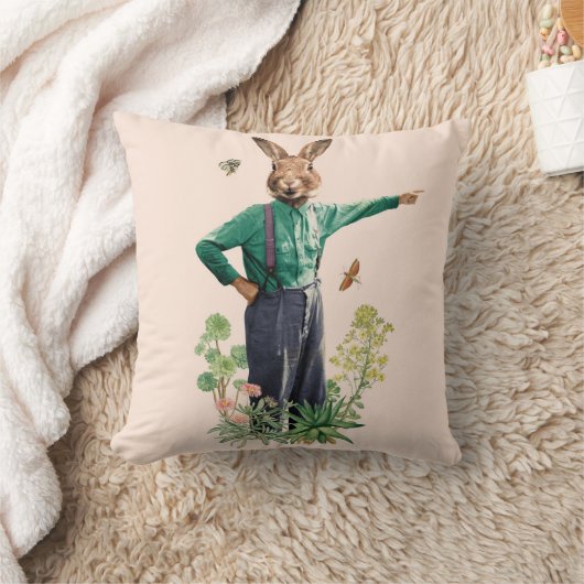 Rabbit Scarecrow Kissen (Decke)