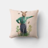 Rabbit Scarecrow Kissen (Vorderseite)