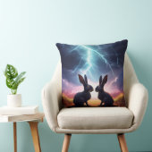 Rabbit Sihouettes Kissen (Stuhl )