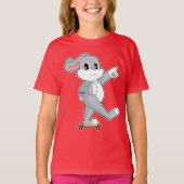 Rabbit Skater Skateboard T-Shirt (Vorderseite)