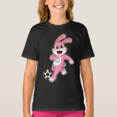 Rabbit Soccer player Soccer T-Shirt (Vorderseite)