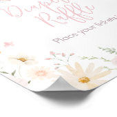 Rabbit Somebunny Baby Duschdusche Windeln Raffle Poster (Ecke)