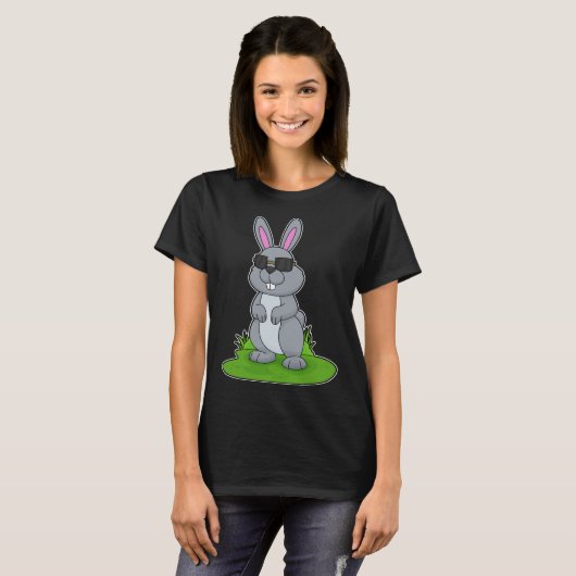 Rabbit-Sonnenbrille T-Shirt (Vorne ganz)