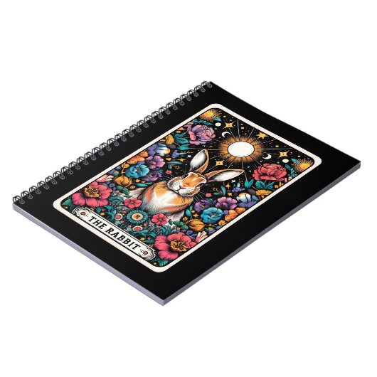 Rabbit Spirit Tarot Card Notebook Notizblock (Linke Seite)