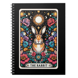 Rabbit Spirit Tarot Card Notebook Notizblock