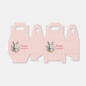 Rabbit Surrounded by Pastel Flowers Cute Easter Geschenkschachtel (Ungefaltet)