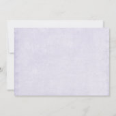 Rabbit Surrounded by Pastel Flowers Cute Save The Date (Rückseite)