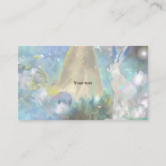 Rabbit Tale Business Card Visitenkarte (Rückseite)