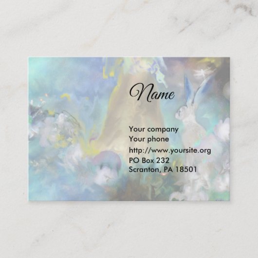 Rabbit Tales Business Card Visitenkarte (Vorderseite)