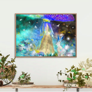 Rabbit Tales Stretched Canvas Print Leinwanddruck