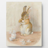 Rabbit Tee Party - Beatrix Potter Fotoplatte (Vorderseite)