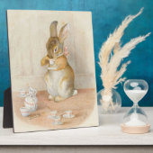 Rabbit Tee Party - Beatrix Potter Fotoplatte (Seite)
