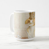 Rabbit Tee Party - Beatrix Potter Kaffeetasse (Vorderseite Links)