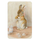 Rabbit Tee Party - Beatrix Potter Magnet (Vertikal)