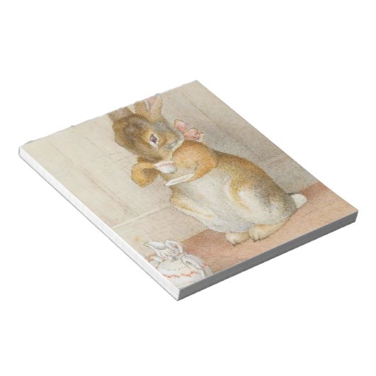 Rabbit Tee Party - Beatrix Potter Notizblock (angewinkelt)