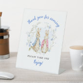 Rabbit-Thema Gefallen Geschenk Pedestal-Zeichen Sockelschild (In SItu)